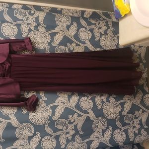 Plum gown with jacket size 2xl
